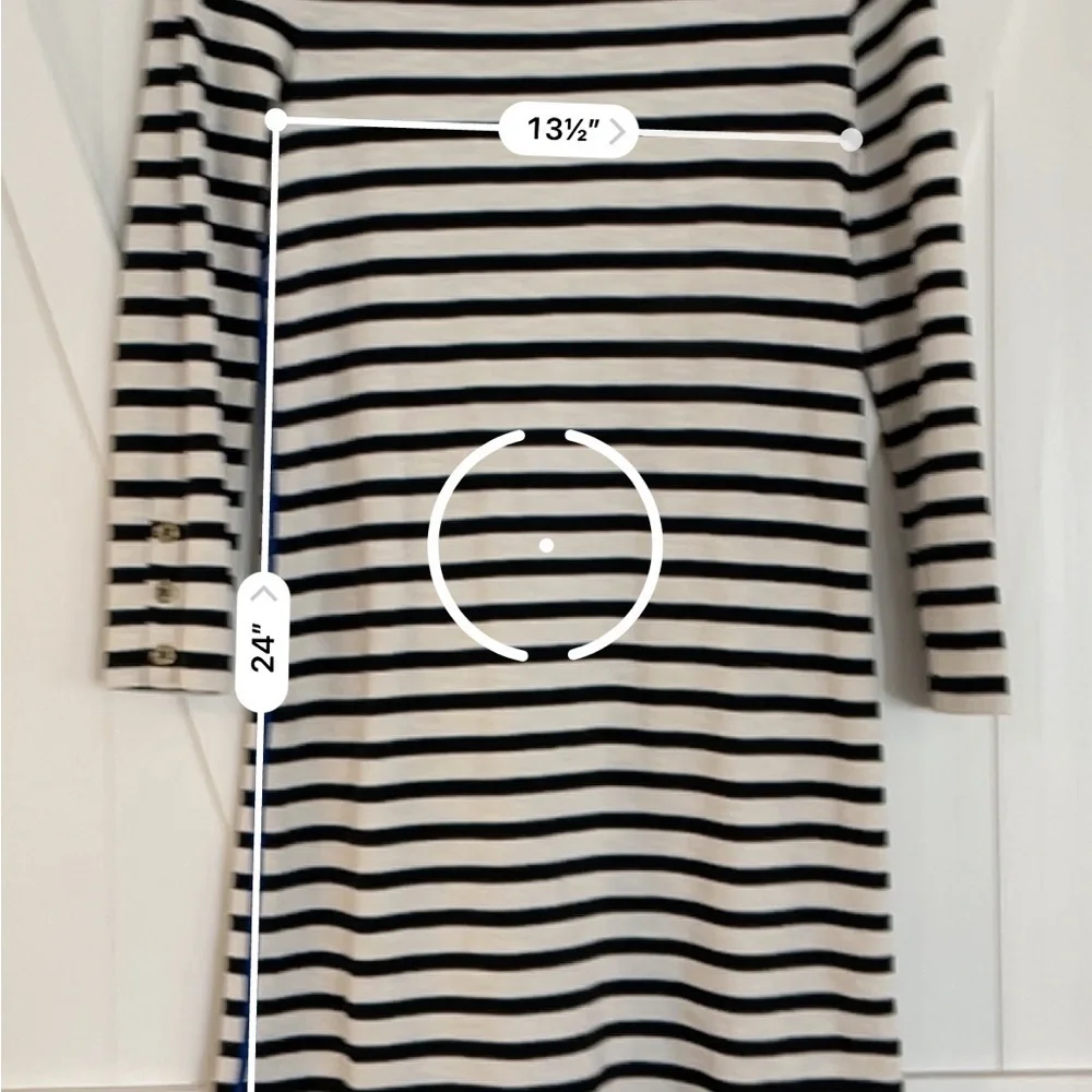 Jcrew Stripped Nautical Boat Neck‎ Dress